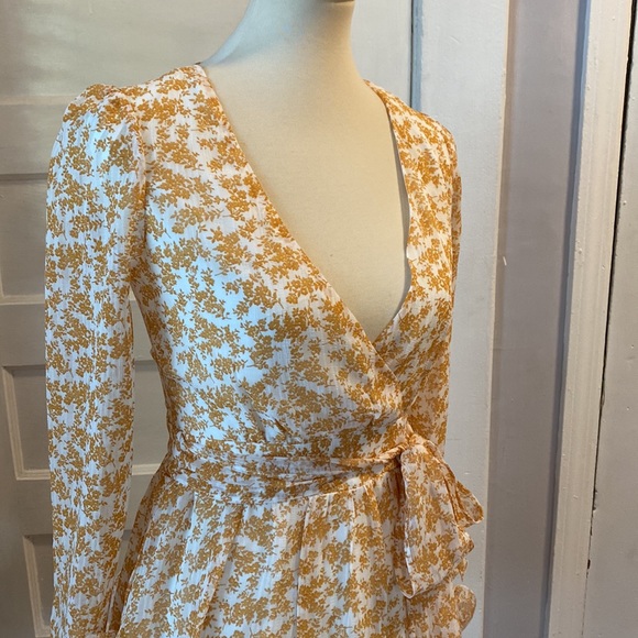 Saints + Secrets Floral Ruffled Mini Dress, Size S - Picture 13 of 16